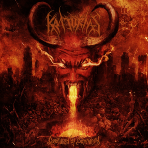 Kratornas-DevouredbyDamnation-albumcoverart